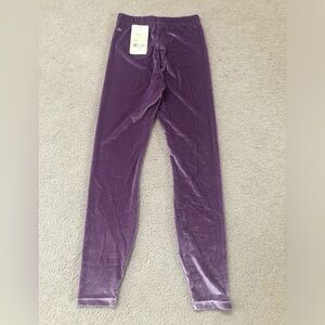 Fabletics Women Velour High Waisted Leggings in Lavender  Size XS/4